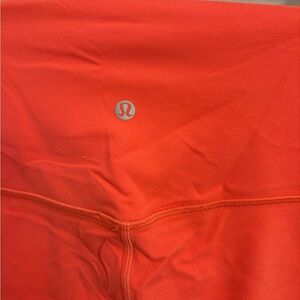 lululemon athletica woman's  melon  colored Athletic leggings size 4